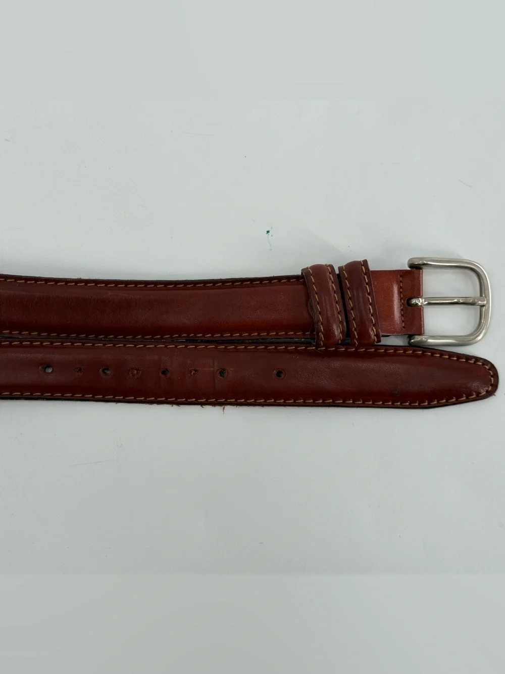 Vero‎ Cuoio Vintage Italian Leather Belt 38